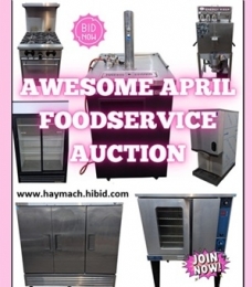 AWESOME APRIL FOODSERVICE AUCTION 2026
