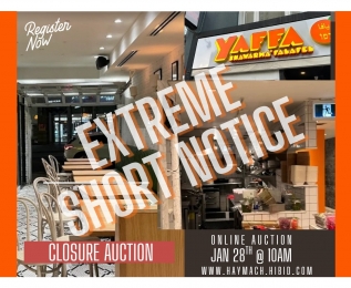 *EXTREME SHORT NOTICE* YAFFA SCHWARMA & FALAFEL AUCTION